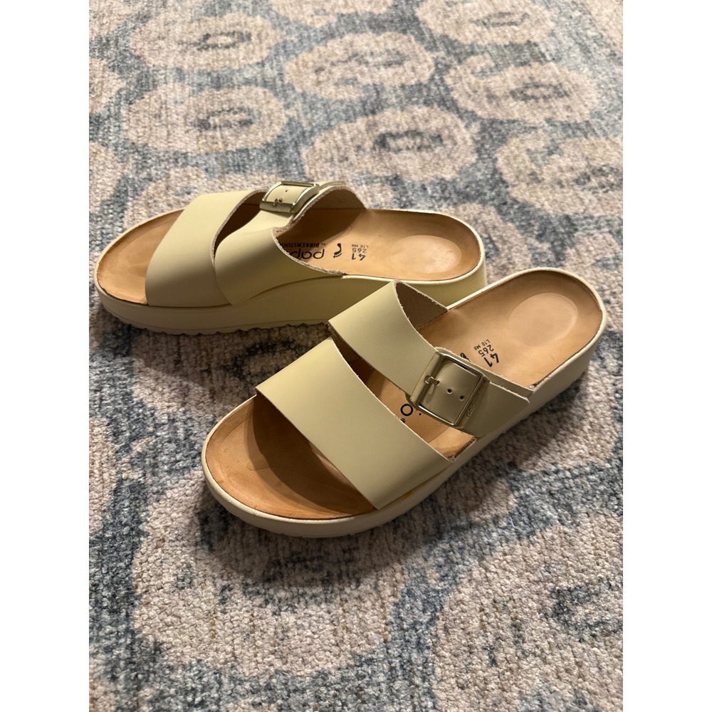 Birkenstock Papillio Leather Buckle Slip-On‎ Sandals Women's Size 41